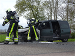 Prio 1 Brand Wegvervoer Auto Trekwei Driezum